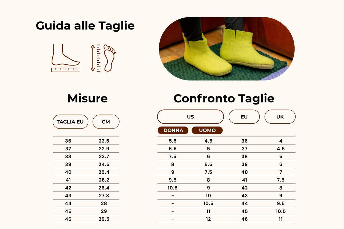 Woollyes Stivali Da Interno Con Suola In Cuoio – Verde Lime