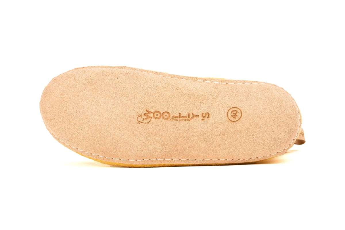 Woollyes Stivali Da Interno Con Suola In Cuoio – Senape