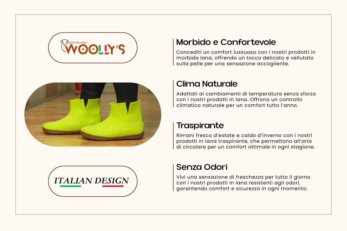 Stivali Da Esterno Con Suola In Gomma – Verde Lime