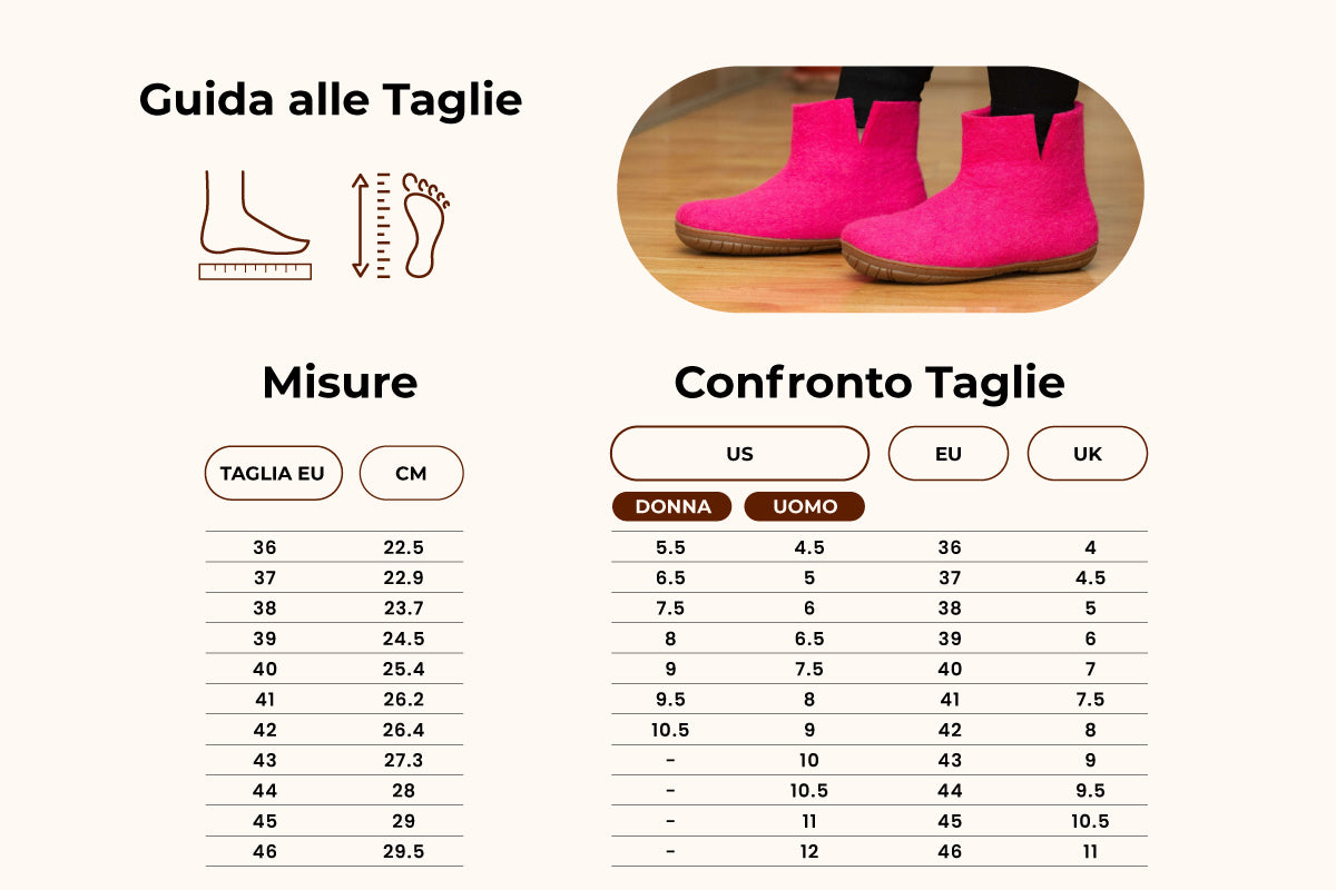 Stivali Da Esterno Con Suola In Gomma – Fucsia