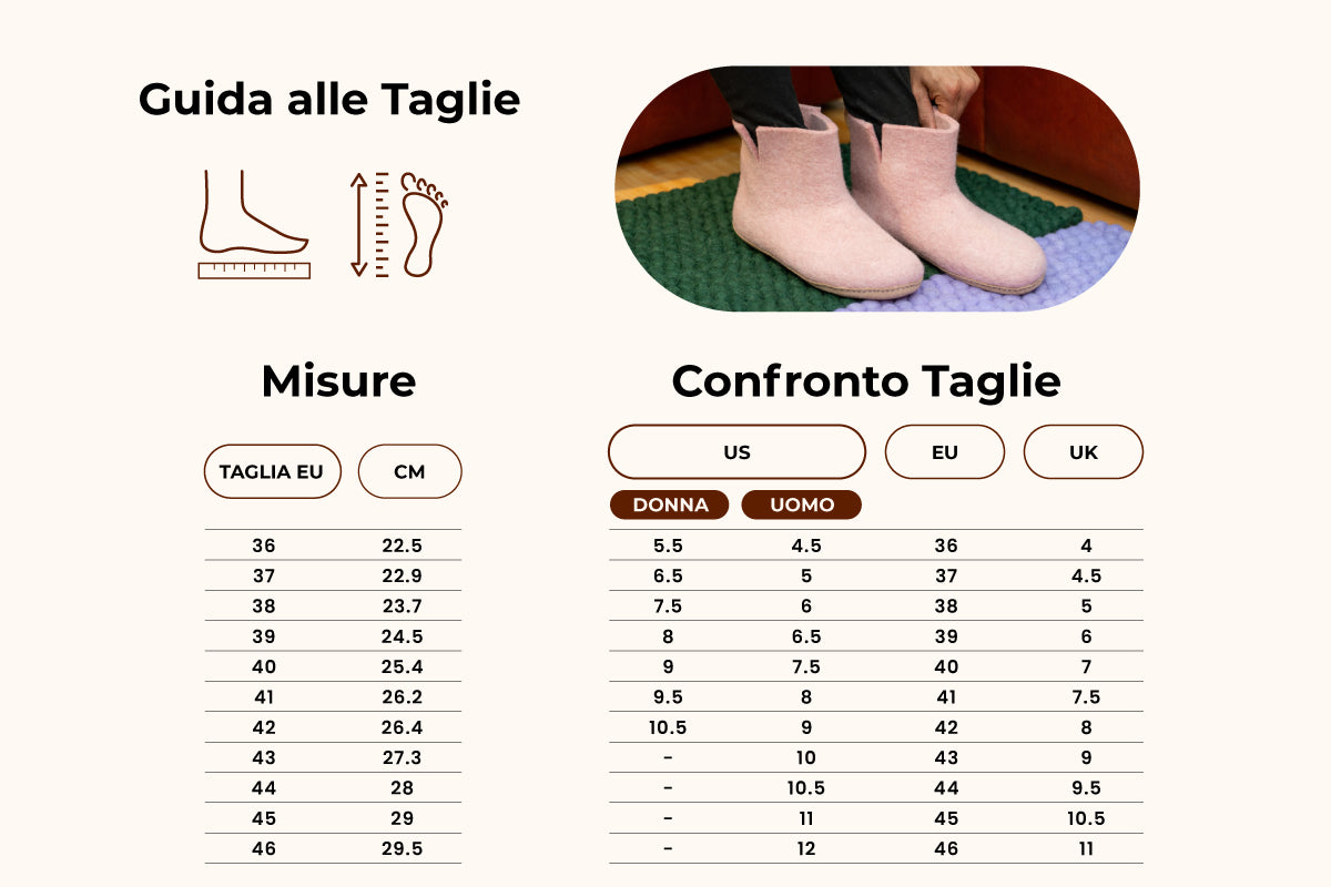 Woollyes Stivali Da Interno Con Suola In Cuoio  – Rosa Baby