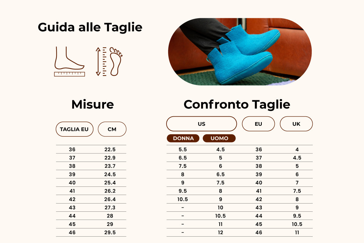 Woollyes Stivali Da Interno Con Suola In Cuoio  – Turchese