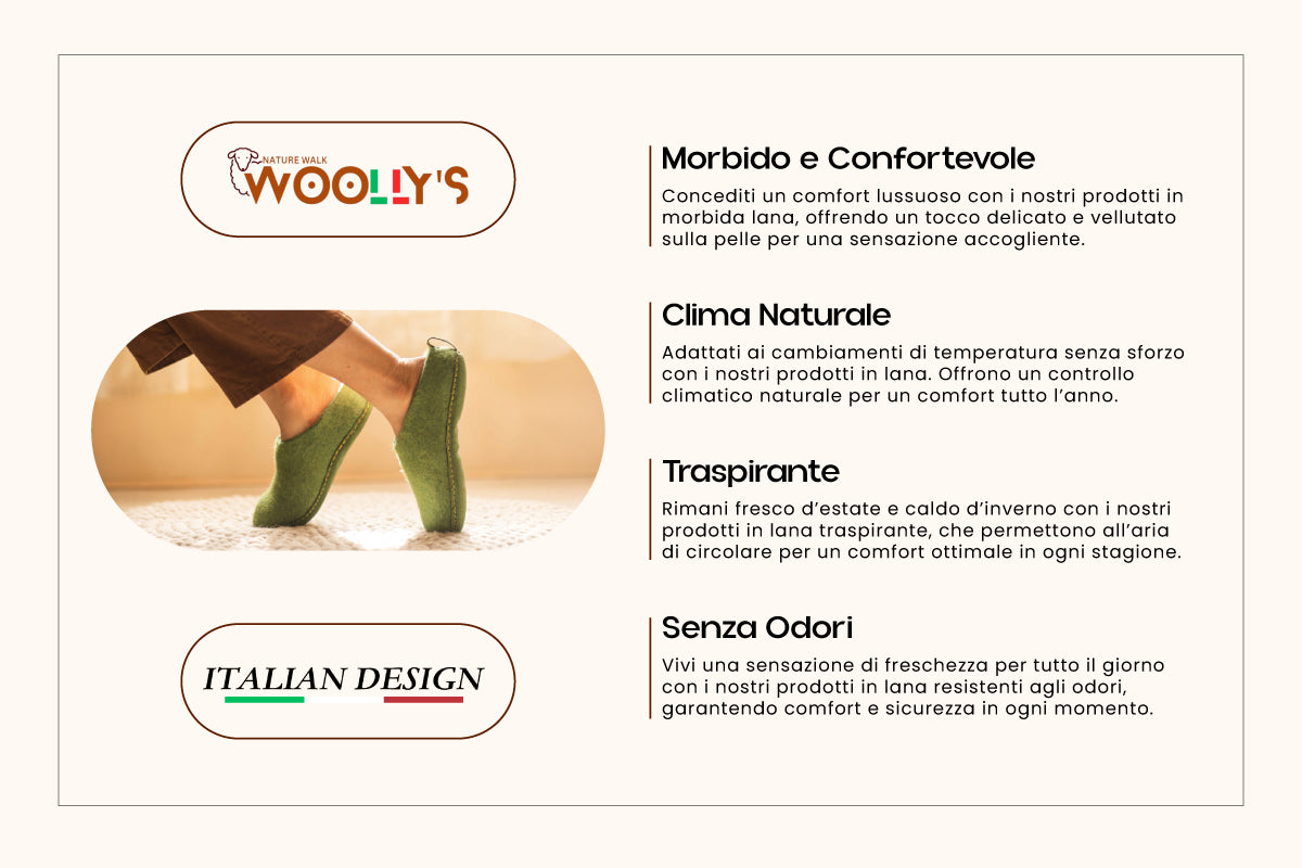 Pantofole Da Interno Con Tacco Aperto e Suola In Cuoio- Verde