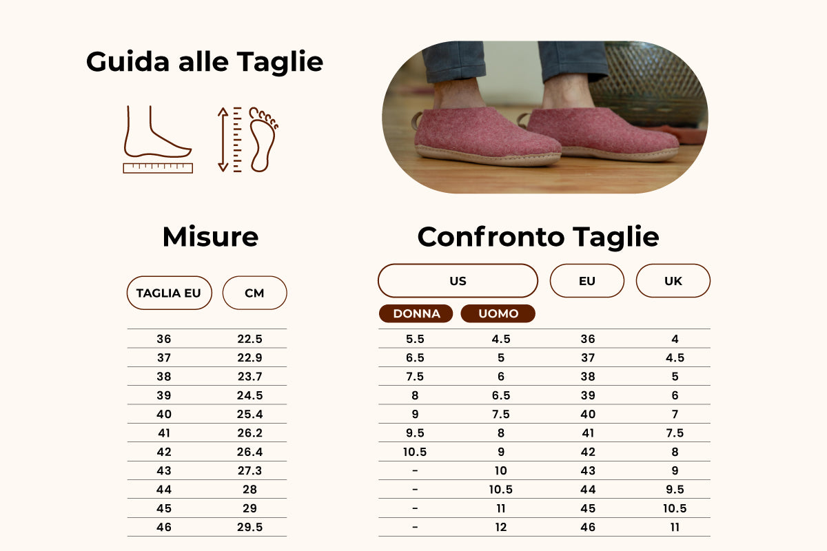 Scarpe Da Interni Con Suola In Cuoio - Rosa Ciliegia