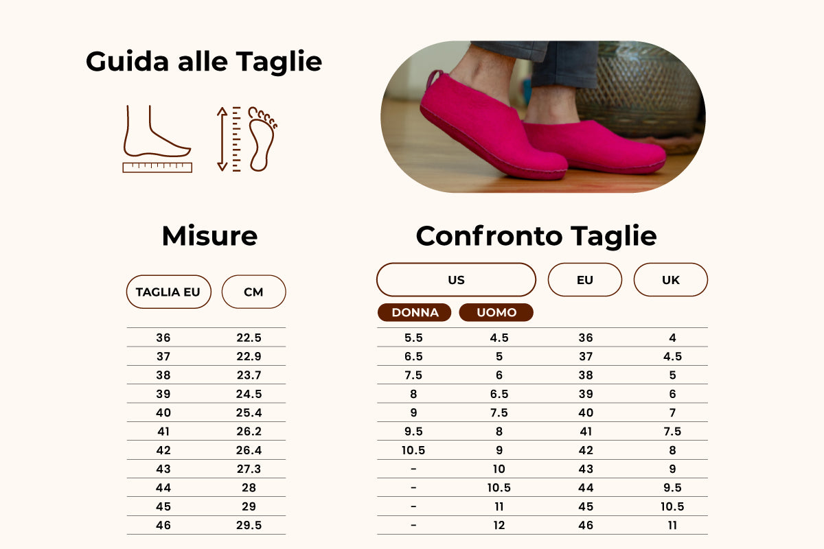 Scarpe Da Interni Con Suola In Cuoio - Fucsia