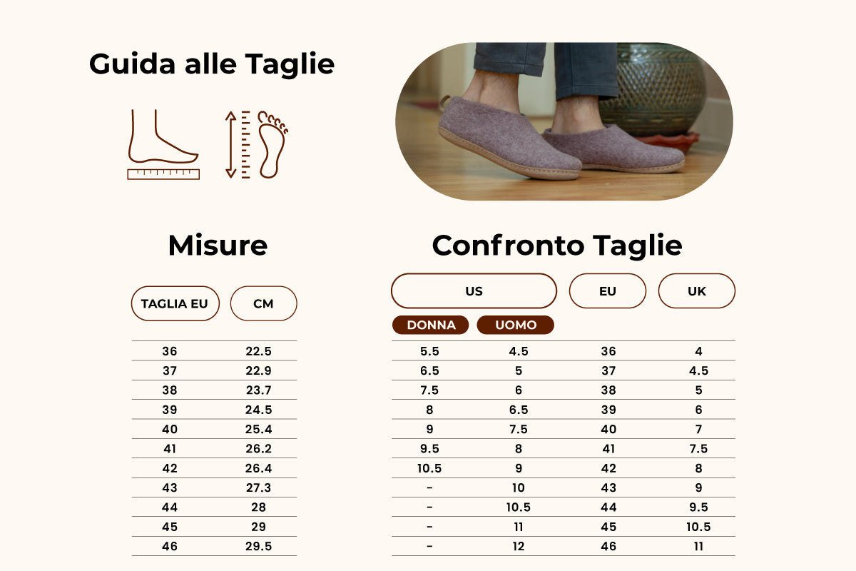 Scarpe Da Interni Con Suola In Cuoio - Lavanda