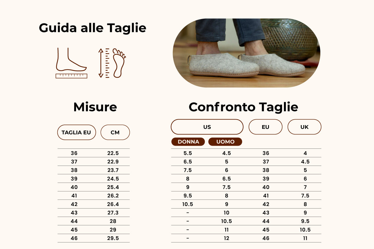 Scarpe Da Interni Con Suola In Cuoio - Marrone Chiaro