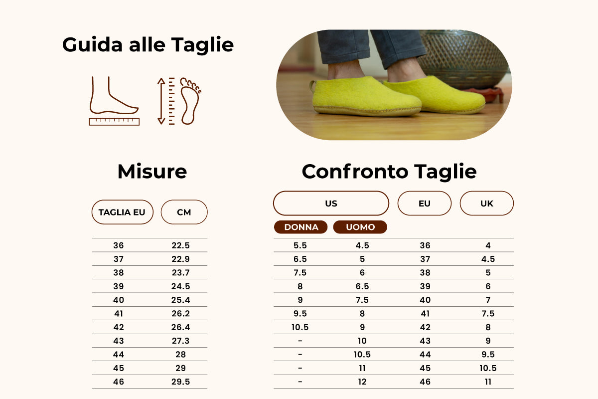 Scarpe Da Interni Con Suola In Cuoio - Verde Lime