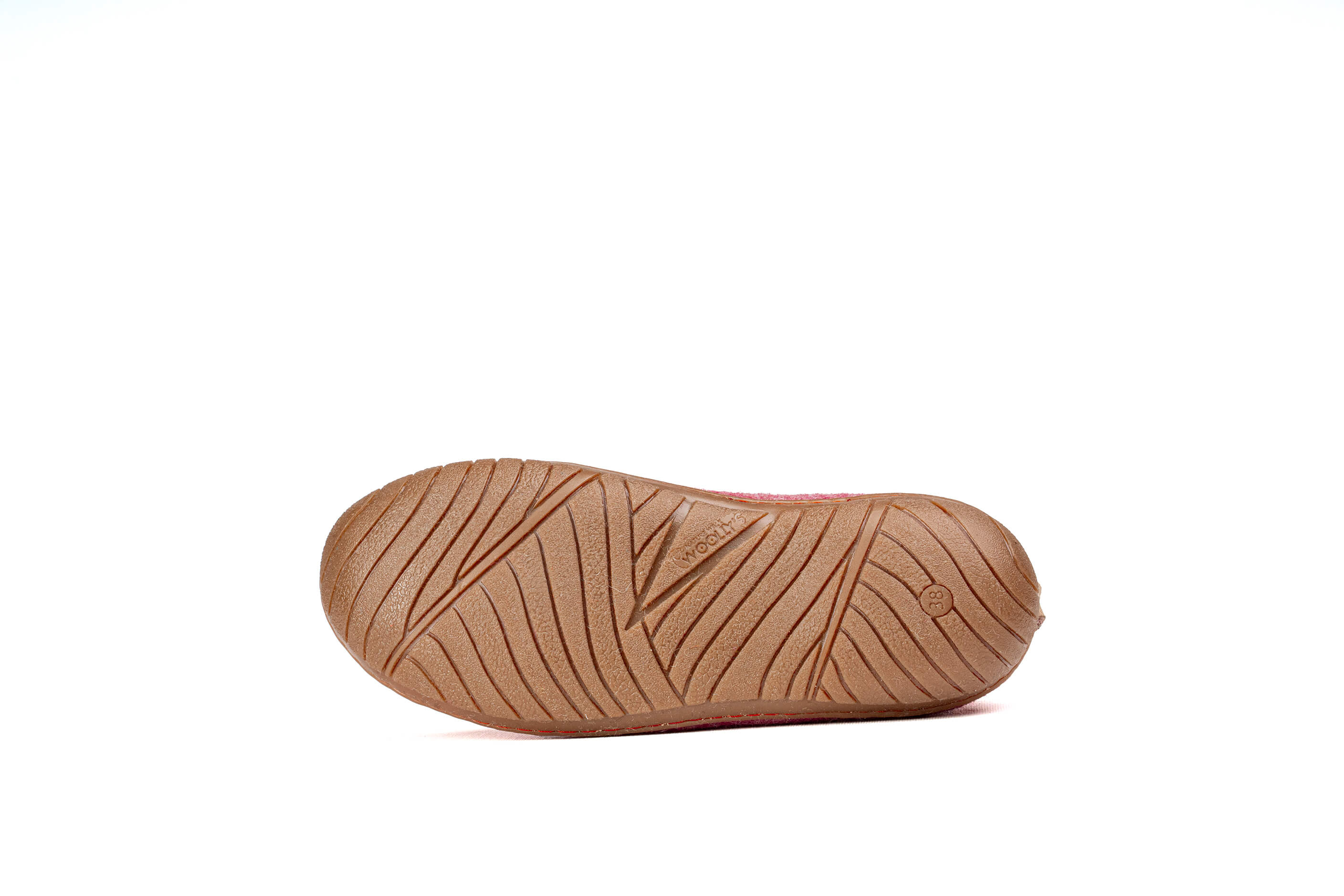 Woollyes Sole Outdoor Shoes With Rubber Sole - Cherry Pink