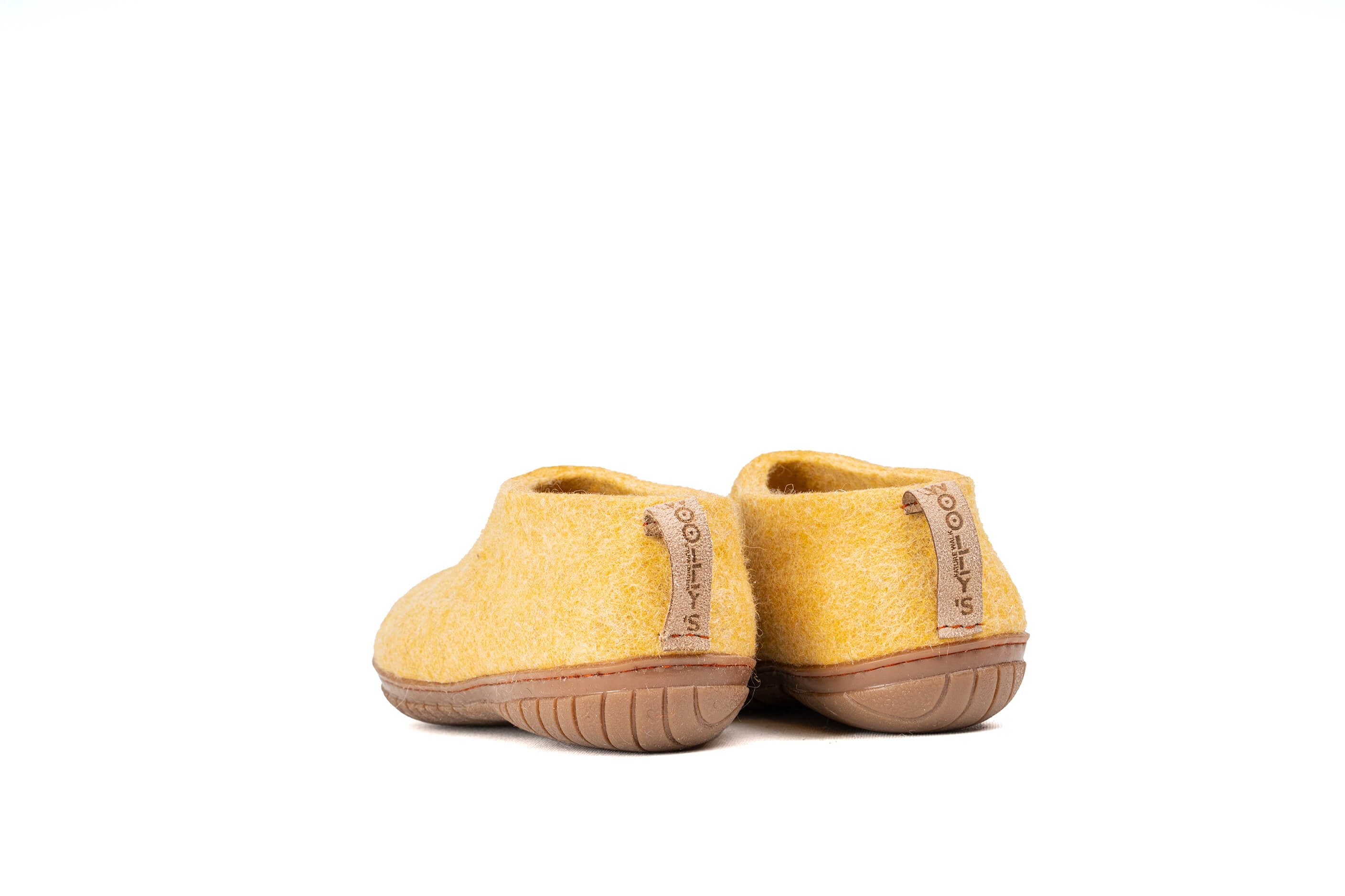 Outdoor Shoes With Rubber Sole - Mustard