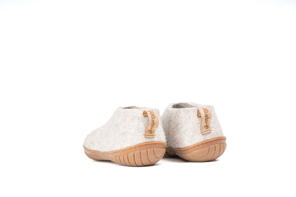 Outdoor Shoes With Rubber Sole - Light Brown