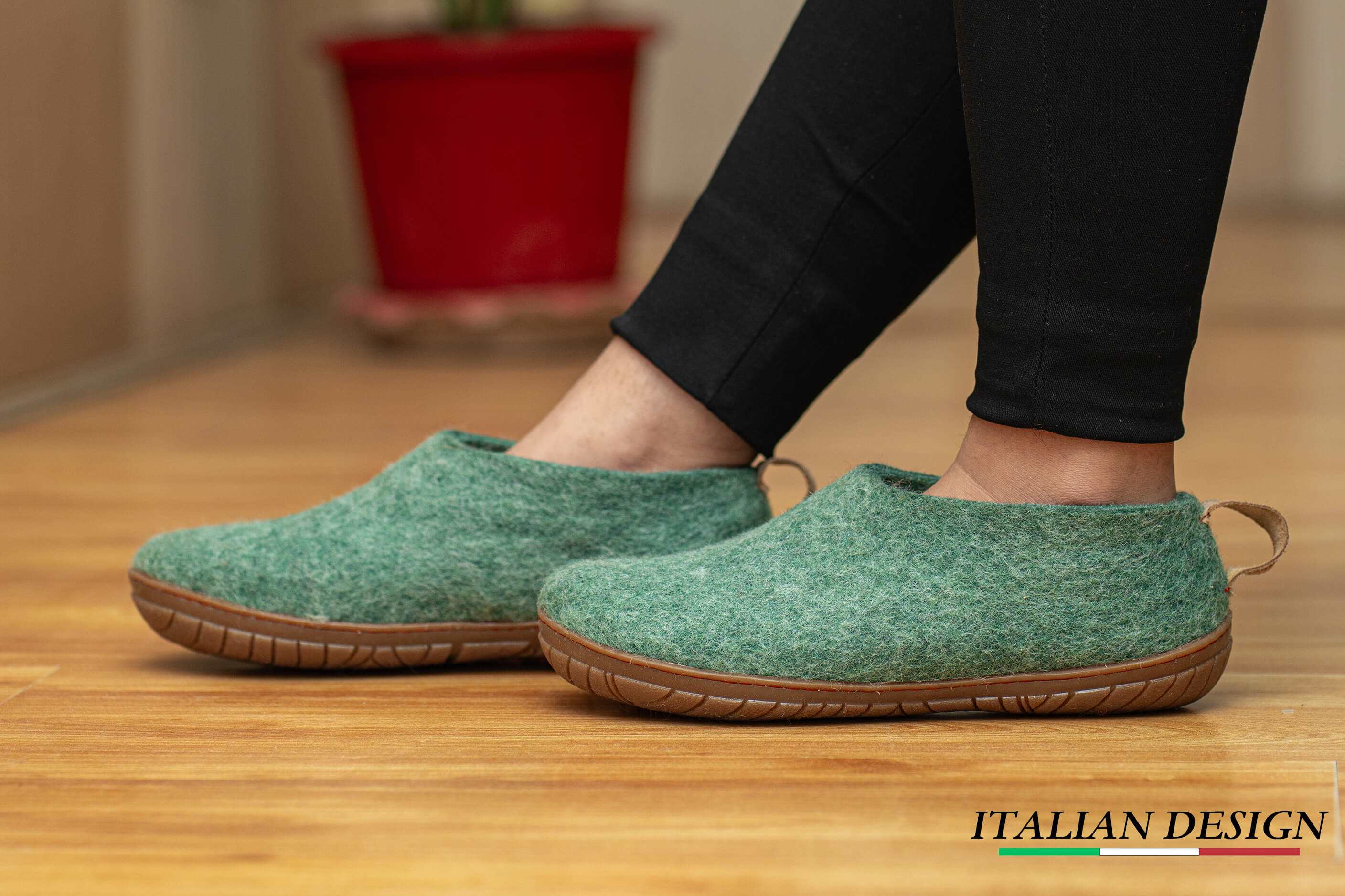 Outdoor Shoes With Rubber Sole - Jungle Green  for unisex