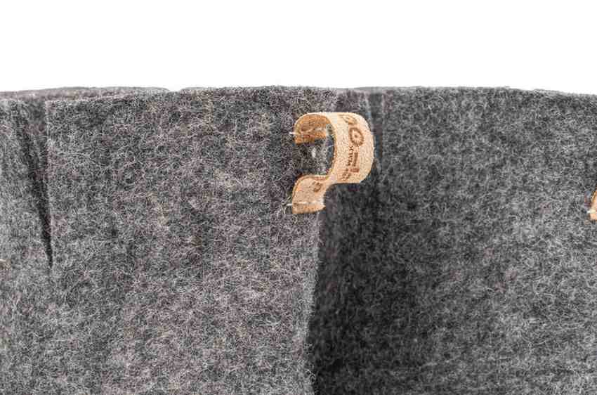 Woollyes Stivali Da Interno Con Suola In Cuoio  – Carbone