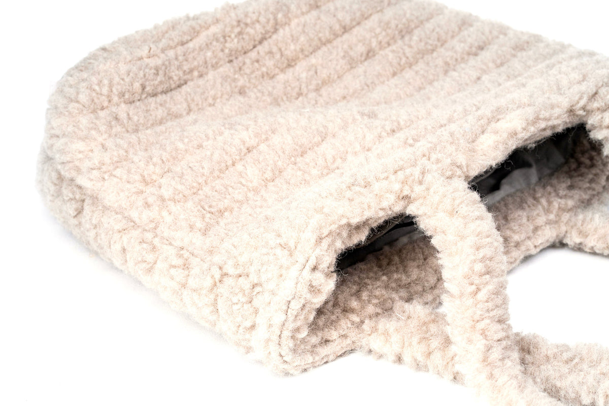 Woollyes Sherpa Woolen  Tote Bags - Grey