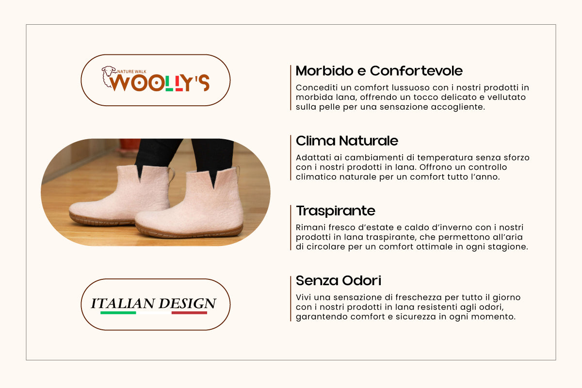 Stivali Da Esterno Con Suola In Gomma –  Rosa Baby