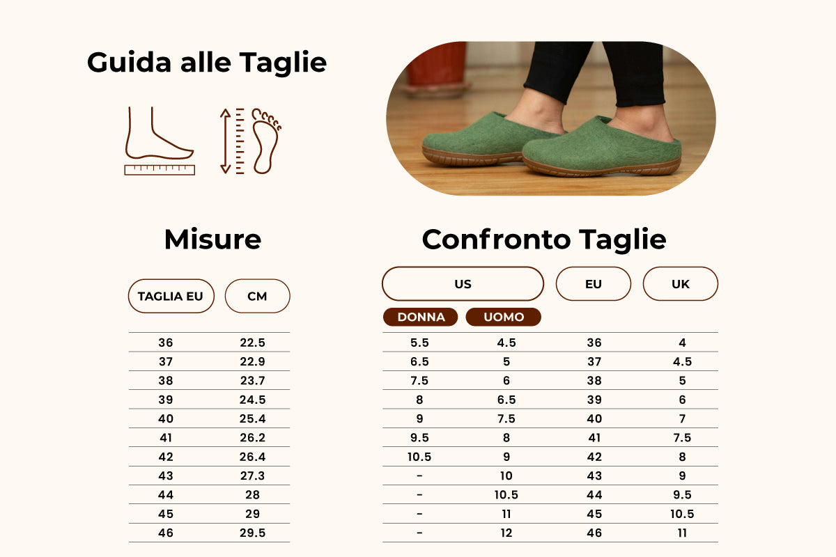 Ciabatte Da Esterno Con Tacco Aperto e Suola In Gomma - Verde