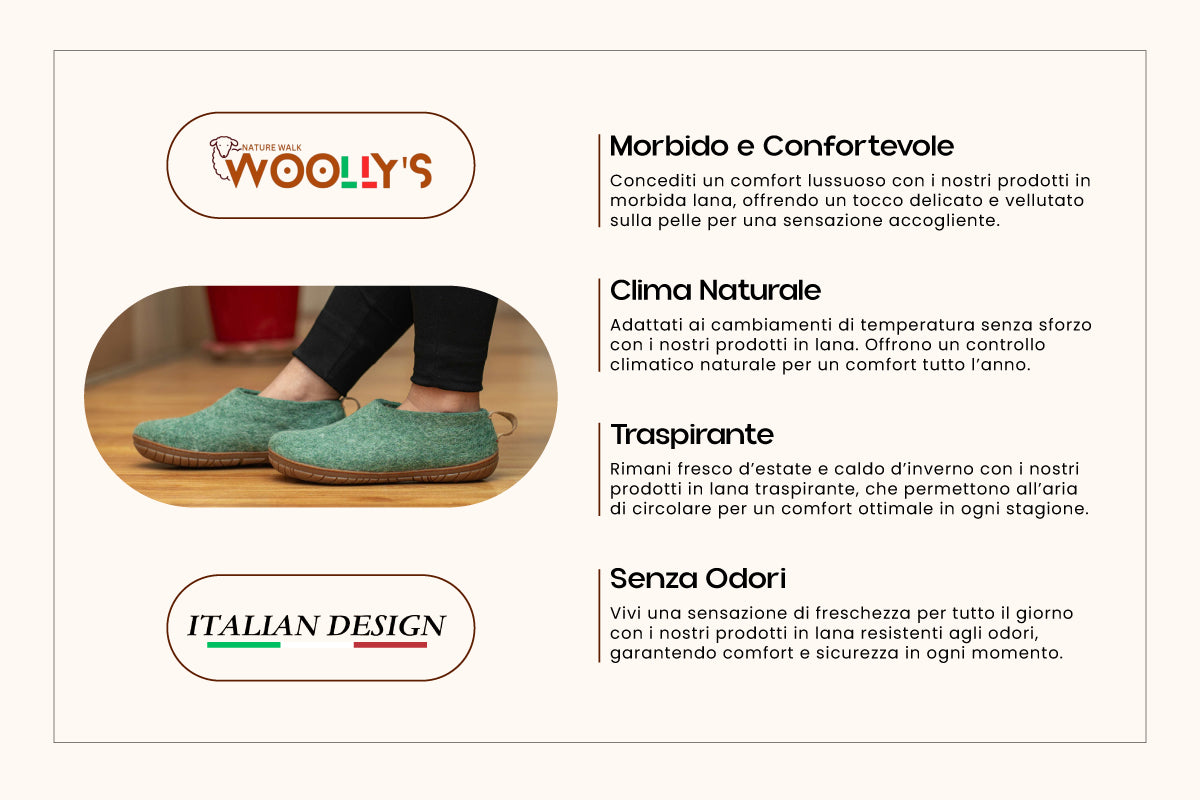 Scarpe Da Esterno Con Suola In Gomma –  Verde Giungla