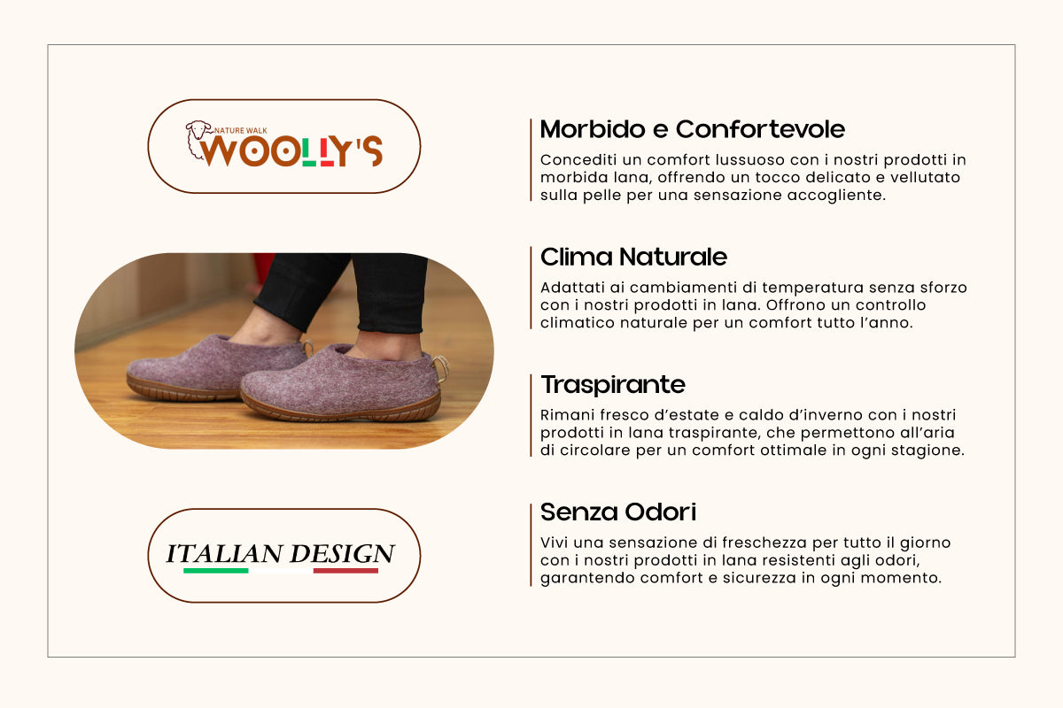 Scarpe Da Esterno Con Suola In Gomma –  Lavanda